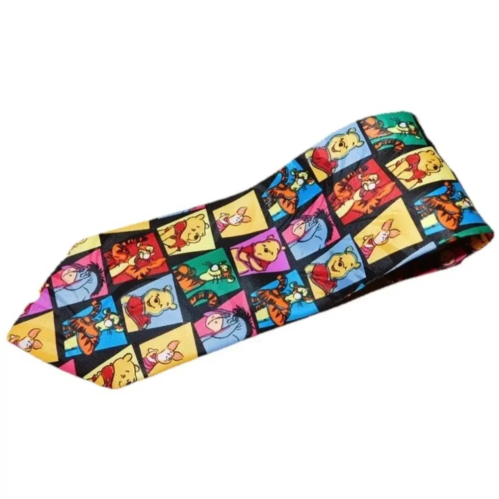 DISNEY Necktie WINNIE THE POOH BEAR AND FRIENDS MULTI COLOR POLYESTER TIE